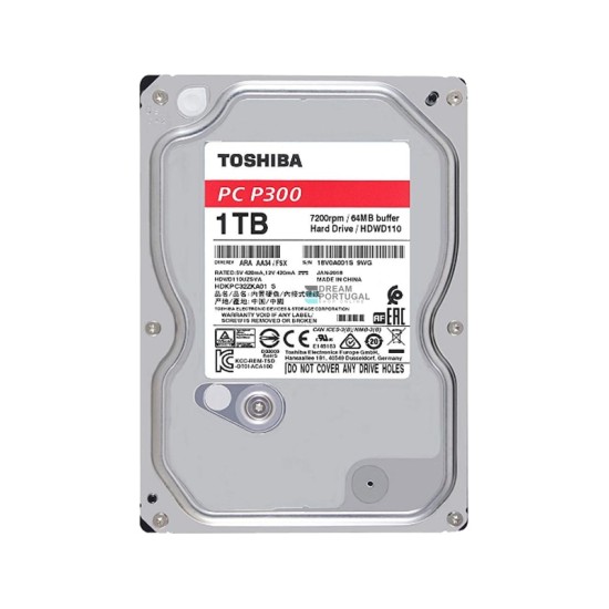 Toshiba P300 1TB Internal Hard Drive Toshiba P300 1TB Internal Hard Drive