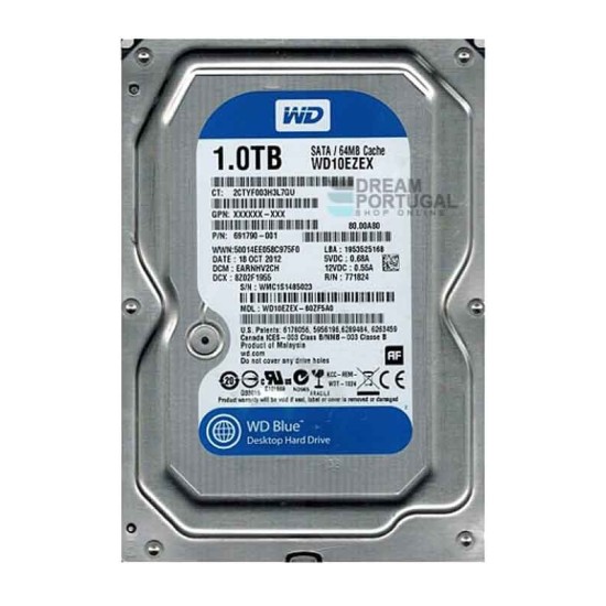 WD Blue 1TB 3.5" Hard Drive WD Blue 1TB 3.5" Hard Drive