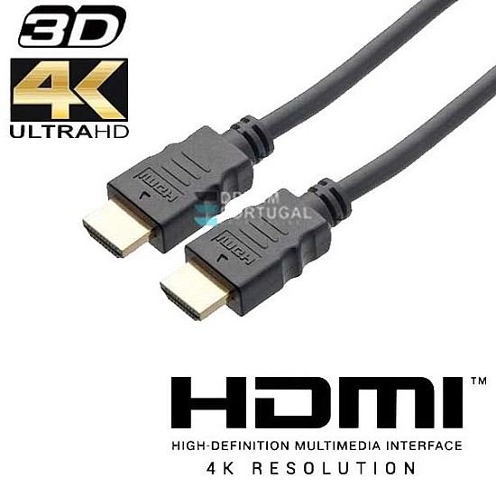 Cabo HDMI 2.0 4K 3D 1.5 Metros