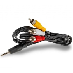 Jack 3,5mm to 3 RCA Cable