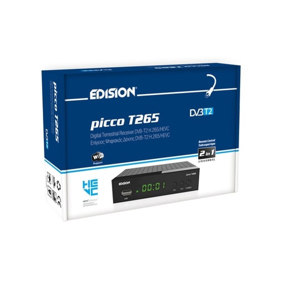 Edision Picco T265 | Box TDT Full HD