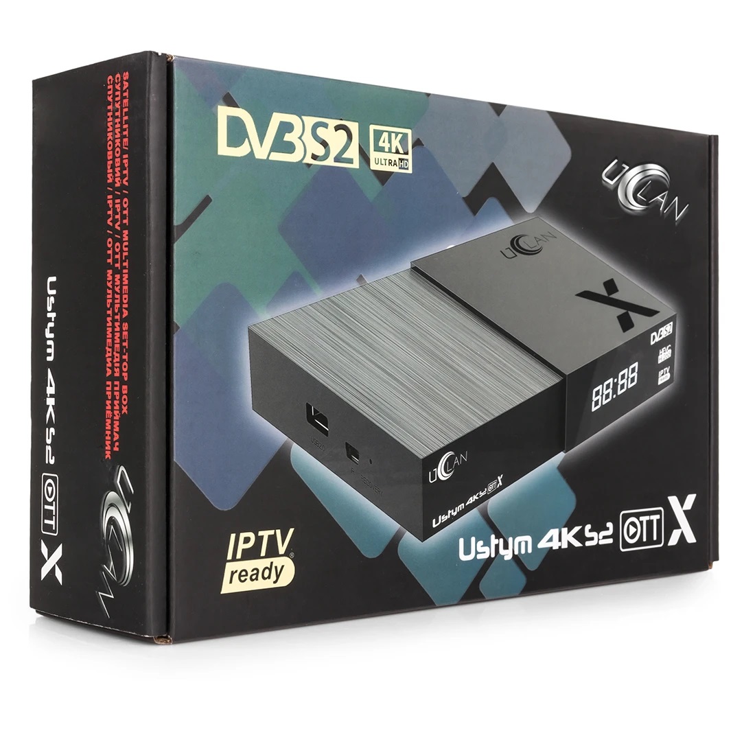 Uclan Ustym 4K S2 OTT X | Satellite IPTV Box
