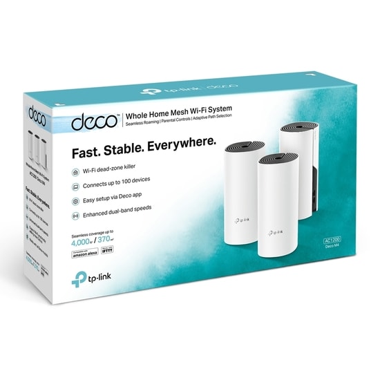 TP-Link Deco M4 Wi-Fi Mesh AC1200 3 Uni.