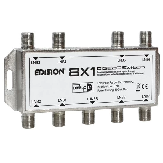 Edision DiseqC Switch 8x1 Edision DiseqC Switch 8x1