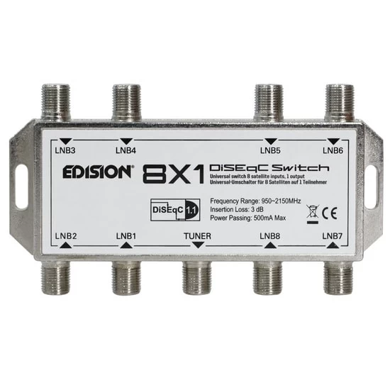 Edision DiseqC Switch 8x1 Edision DiseqC Switch 8x1