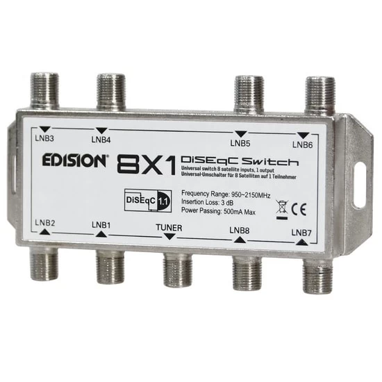 Edision DiseqC Switch 8x1 Edision DiseqC Switch 8x1