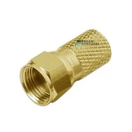 Ficha F RG6 Dourada