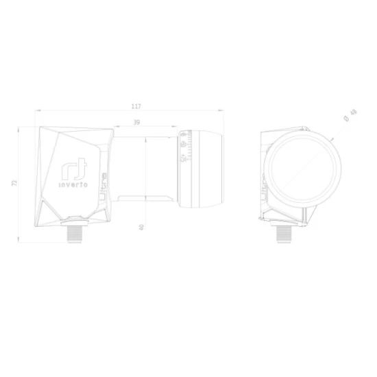 Inverto Black Ultra Single LNB