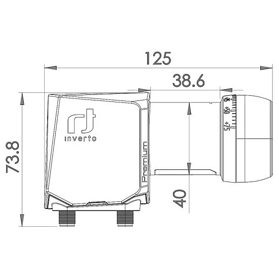 Inverto Premium Twin Universal LNB