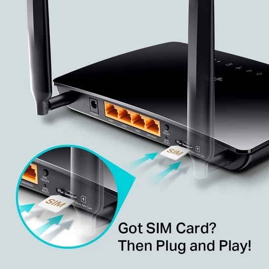 Tp-link Archer MR200 AC750 4G LTE Router Tp-link Archer MR200 AC750 4G LTE Router