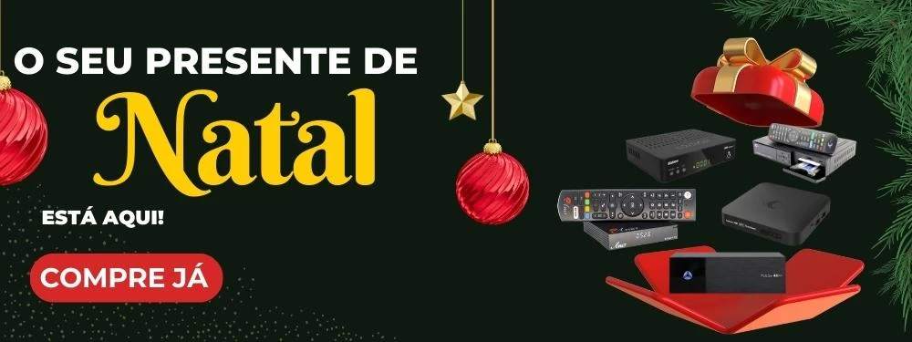 Banner com as promoções Presentes de Natal