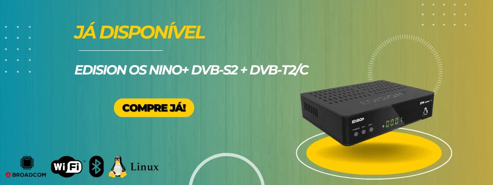 Banner com a box combo Edision Nino+ DVB-S2 DVB-C/T2